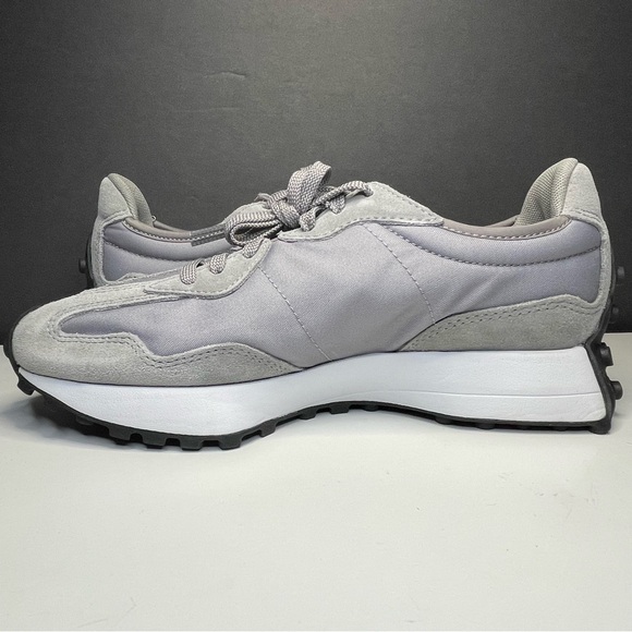 New Balance Gray and White Athletic Shoes - Picture 4 of 8